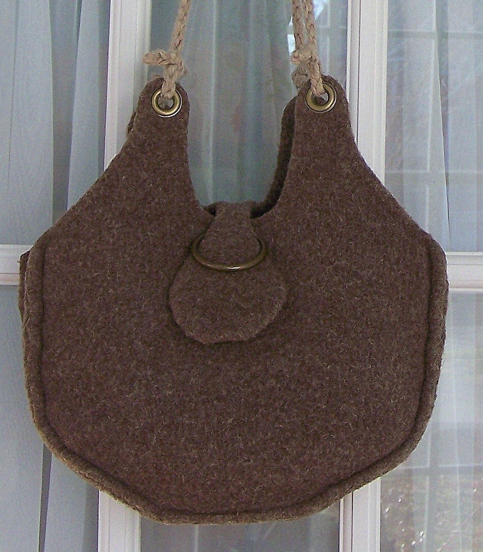 Felted Hobo Purse Handbag pattern by Jennifer Pace, Pipp's Purses