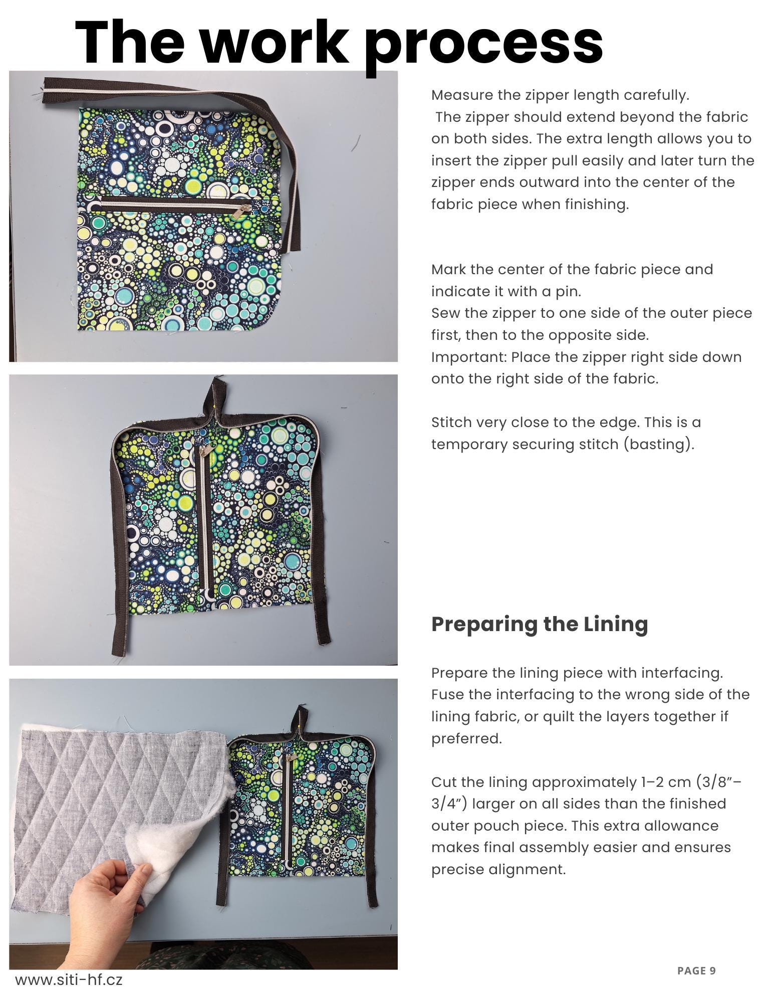 Pouch Pdf Pattern Customizable PDF Sewing Pattern – Multifunctional Pouch With Pocket ...