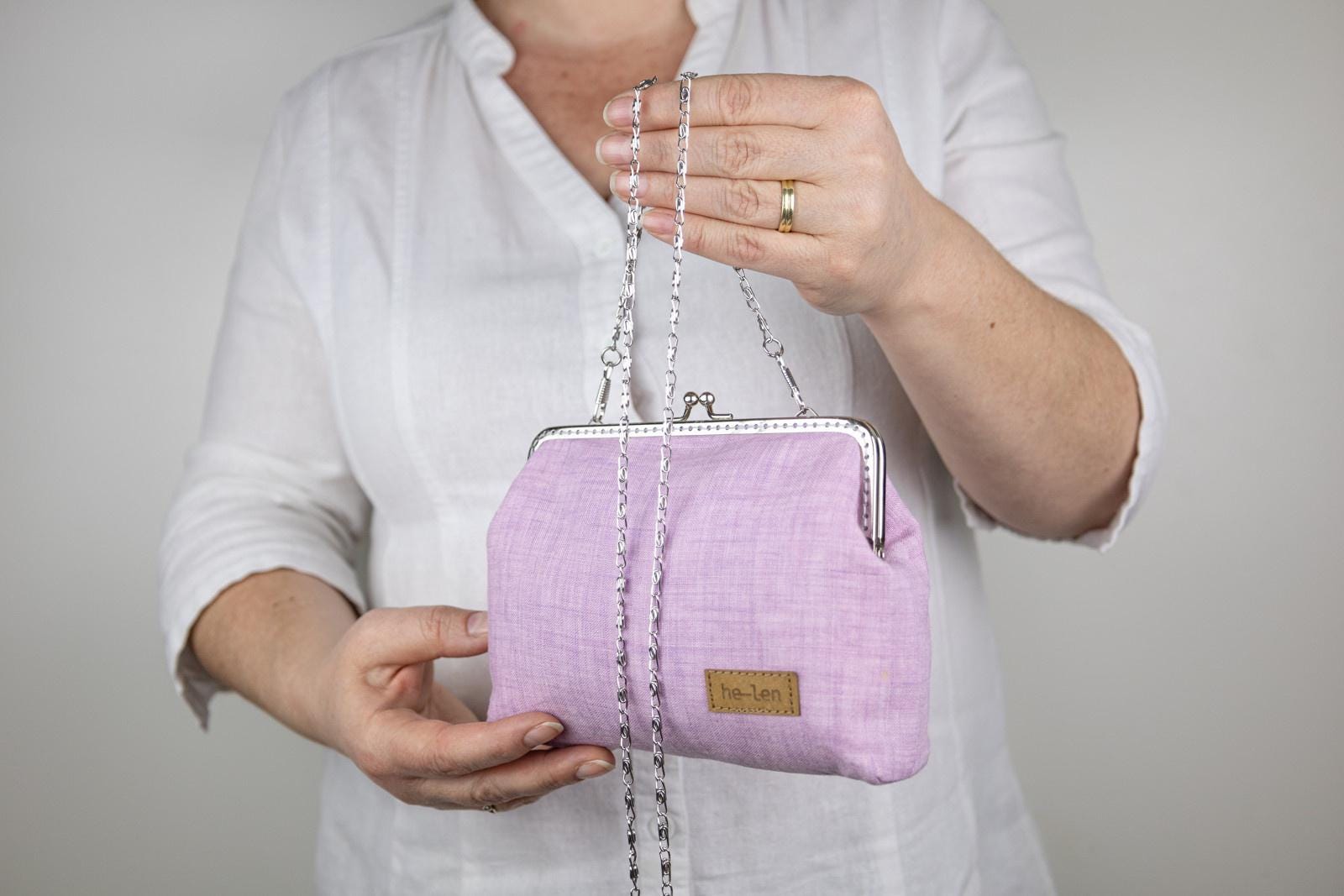 PDF Sewing Pattern / Pattern of a Handbag With Clasp / 3 Patterns for 2 ...