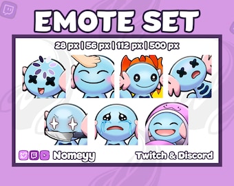 Emote Twitch/Discord: 7 emote Wooper