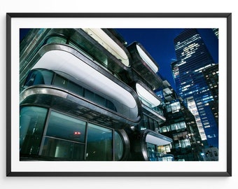 Impression de photographie d'art - Futuristic New-York, Manhattan - buildings tirage photo fine art print décoration murale édition limitée