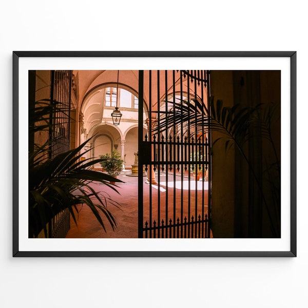 Impression de photographie d'art - Old Florence secret backyard - tirage photo fine art print décoration murale édition limitée