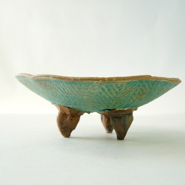 Tribal Chevron and Diamond  Stoneware Art Bowl or Trinket Dish