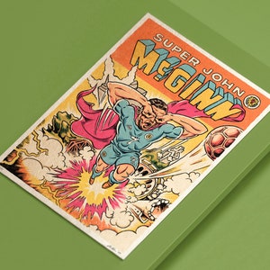 Super John McGinn Comic Book Giclée Print A3 image 2