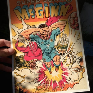 Super John McGinn Comic Book Giclée Print A3 image 5