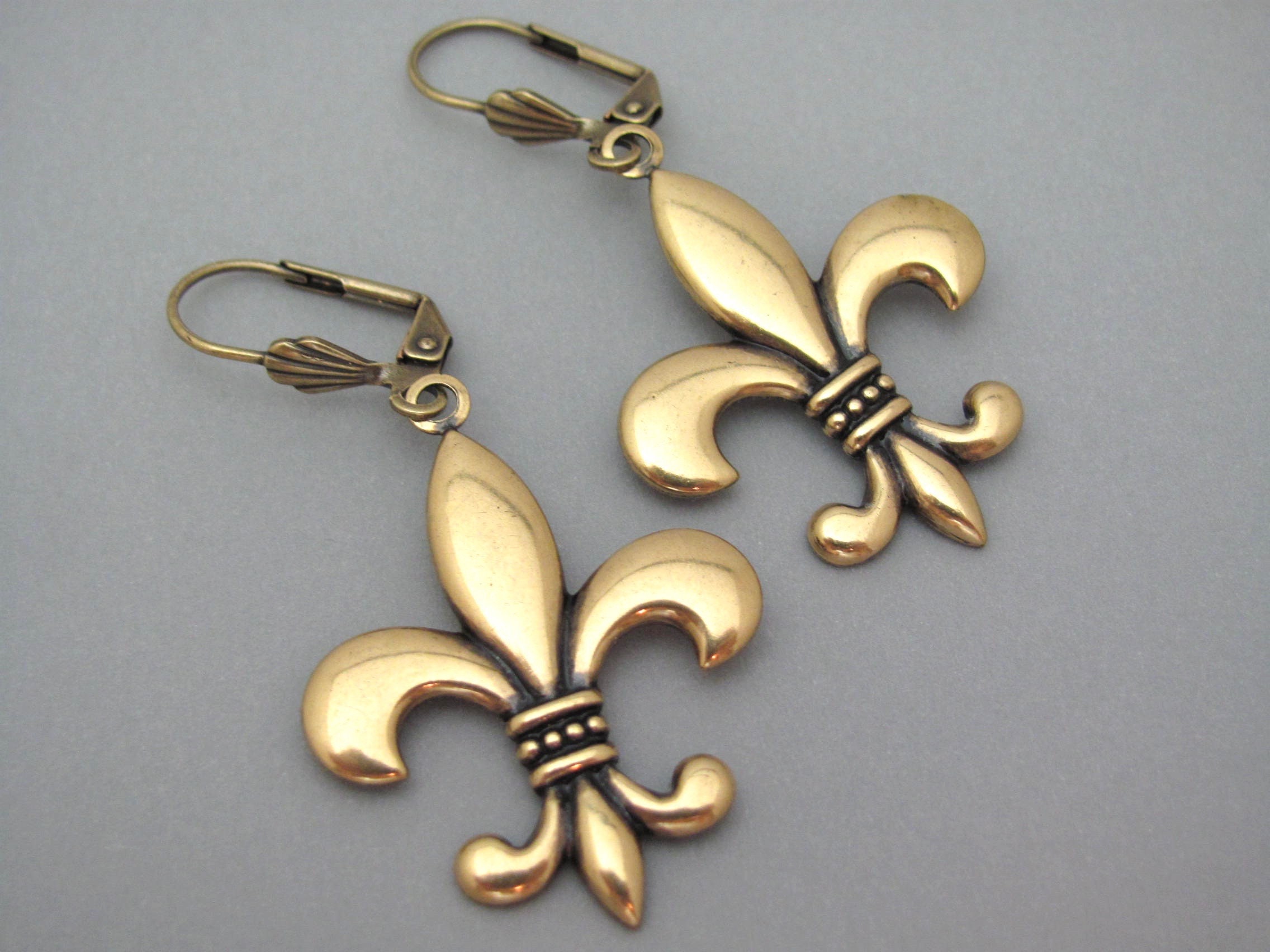 Antique Gold Fleur De Lis - Etsy
