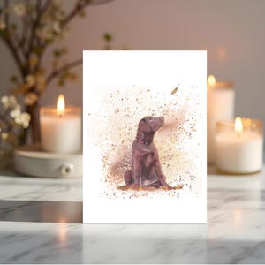 Cartes de voeux pour chiot labrador, lot de 10 cartes, cadeau pour amoureux du Labrador, carte d'art Labrador, cadeau pour amoureux des chiens, carte de remerciement, carte pour chien