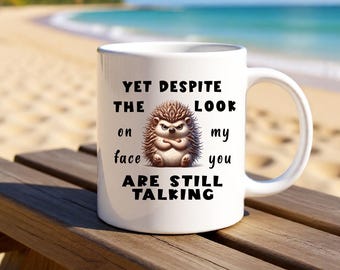 Igel Tasse - Kaffeetasse für Tierliebhaber - Geschenk für Natur Fans