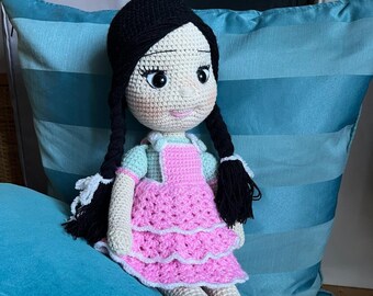 ANNA - XXL Amigurumi gehäkelte Puppe 45cm