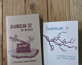 Brainscan #33 y #34 DOS CONJUNTOS DE ZINE