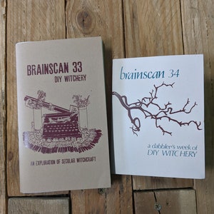 Brainscan #33 & #34 TWO ZINE SET