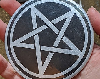 Pentacle Magnet or Hand Mirror - 2.25" or 3.5"