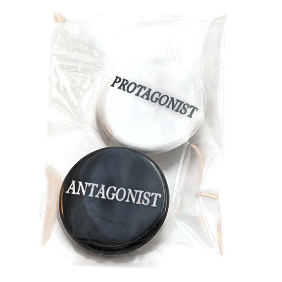 Protagonist & Antagonist- Pinback Button set