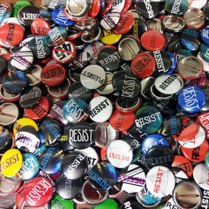 Resistance Grab Bag 1" buttons - quantity of 25, 50, or 100