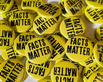 Facts Matter Grab Bag 1" buttons - quantity of 25, 50, or 100