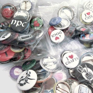 A grab bag of 10 random buttons image 1