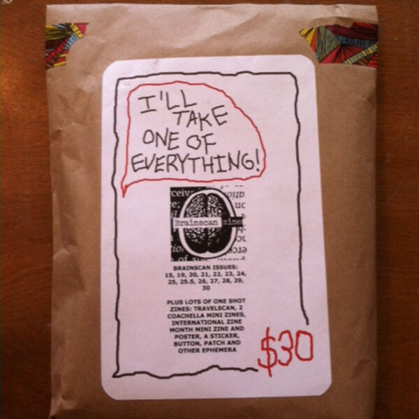 Brainscan Zine - I'll take one of everything!