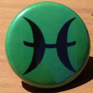 Pisces button, magnet, or bottle opener image 1