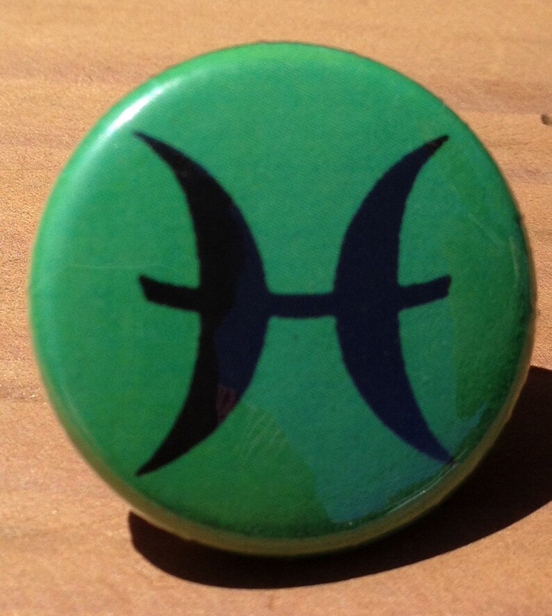 Pisces button, magnet, or bottle opener image 1