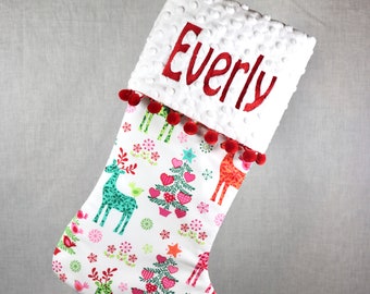 girly christmas stockings