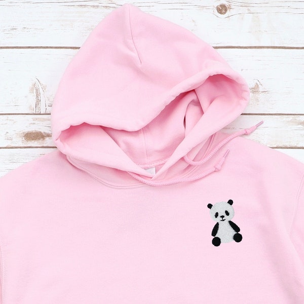 PINK PANDA SHRUNK HOODIE
