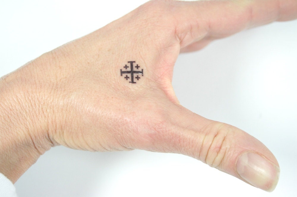 Crusaders Cross Jerusalem Cross Tattoo Orthodox Cross - Etsy Crusaders Cross Jerusalem Cross Tattoo Orthodox Cross - Etsy