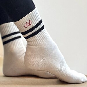 Custom Embroidered Yoga Pilates Socks
