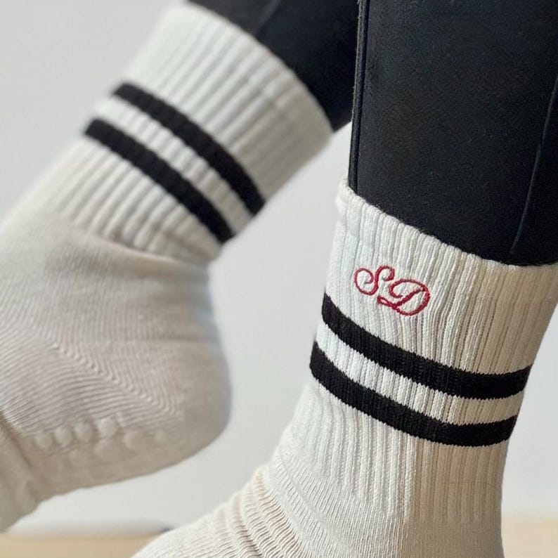 Yoga Lover Gift Personalized Pilates Grip Socks