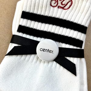 Yoga Socks with Embroidery and Grips for Women