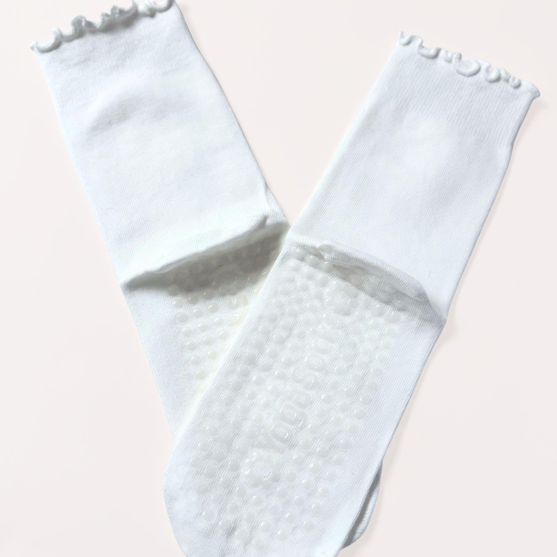 Pilates Grip Socks Custom Embroidered Personalized