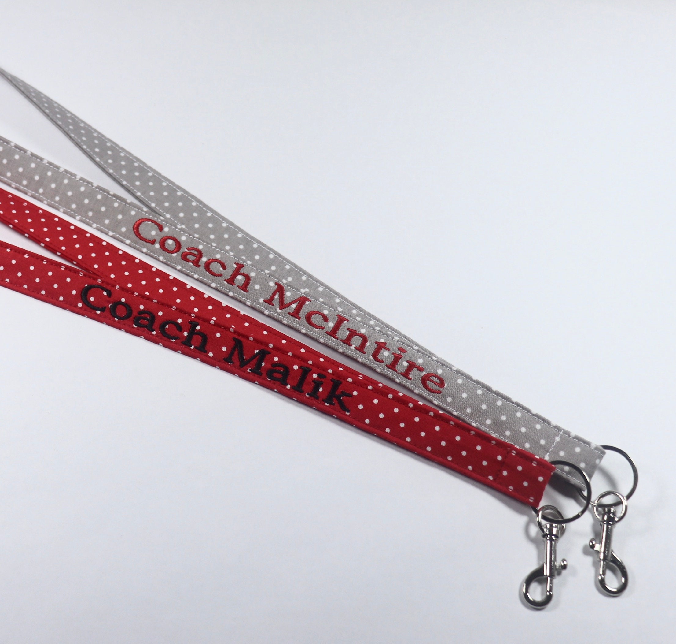 Coach lanyard lanyard personalized lanyard teacher Etsy