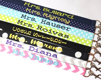 lanyard, lanyard teacher, lanyard and badge holder, lanyard keys, lanyard personalized, fun lanyard teacher, lanyard kid, monogram lanyard