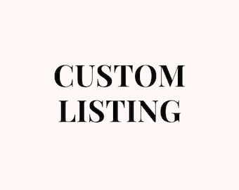 Custom Listing
