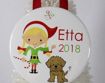 Christmas Tree Ornament Personalized, Custom Christmas Ornament