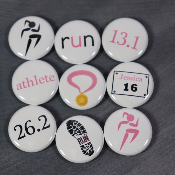 Runner Magnets, Runner Gift, Gift for Runner, 5k Gift, Running Gift, Inspirational Magnets, Gift for Mom, Gifts Runners, Race Prize, Track