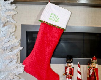 Jumbo Christmas Stocking Personalized, Giant Personalized Christmas Stocking