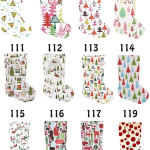 Personalized Christmas Stocking, Family Christmas Stockings, Embroidered Christmas Stocking