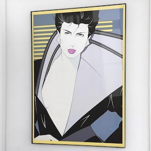 beautiful Patrick Nagel Pop Art Poster affiche 20x28&quot; / 50x70cm