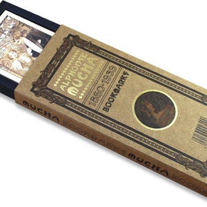 Stunning Alphonse Mucha Art Nouveau Bookmark Set – 50 Pcs Belle Epoque Reading Gift
