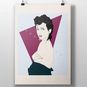Patrick Nagel 20x28&quot; Large Fine art Giclee Pop Art Poster affiche 20x28&quot; / 50x70cm
