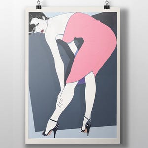 Patrick Nagel 20x28&quot; Large Fine art Giclee Pop Art Poster affiche 20x28&quot; / 50x70cm