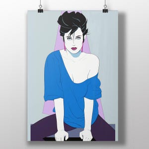 Patrick Nagel Pop Art Poster affiche 20x28&quot; / 50x70cm