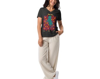 WOMEN’s Awake Sweet Lamb V-neck Tee-shirt