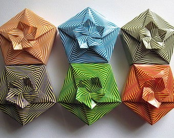 Origami Cherry Blossom Boxes