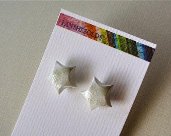 Lucky Star Origami Earrings