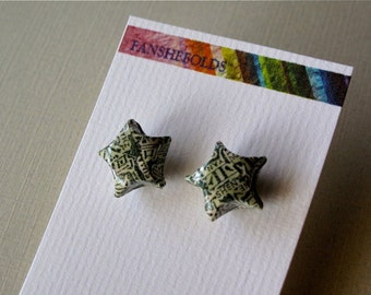 Lucky Star Origami Earrings