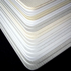 ATC Blank Cards - whites & off/whites