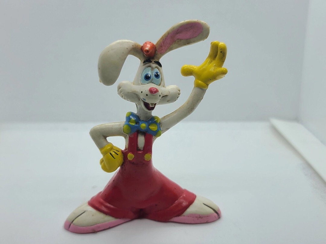 Vintage Who Framed Roger Rabbit PVC Figure Toy Disney Bully Germany ...