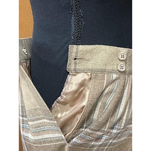 Vintage Pendleton Virgin Wool Plaid Long Skirt Matching Scarf USA Set Medium image 11