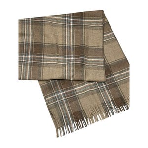 Vintage Pendleton Virgin Wool Plaid Long Skirt Matching Scarf USA Set Medium image 3